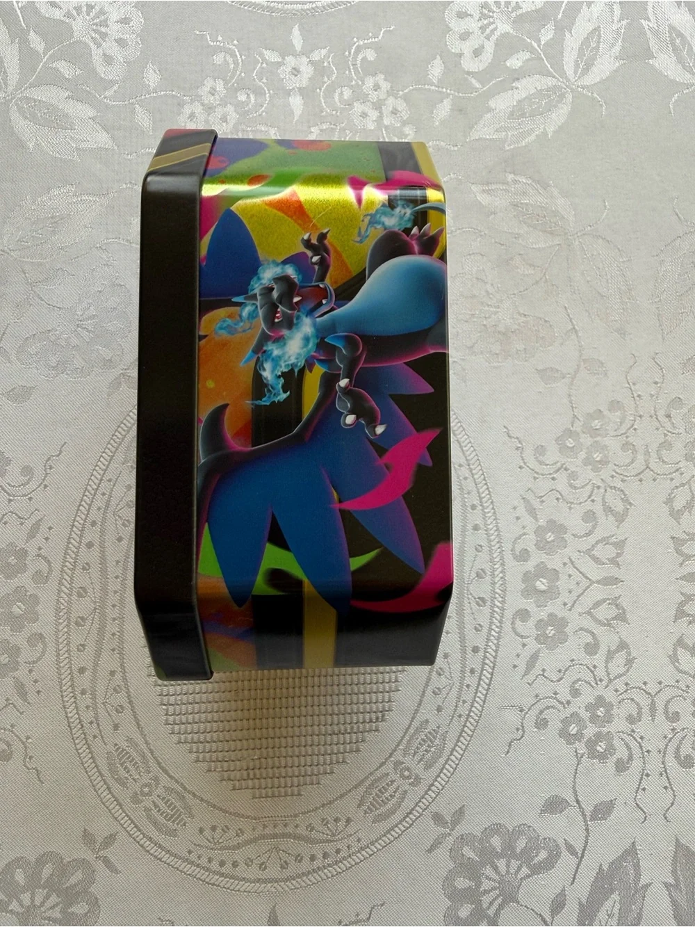 Pokémon TCG Mega Empty Trading Card Game Tin Box Charizard Artwork Multicolor